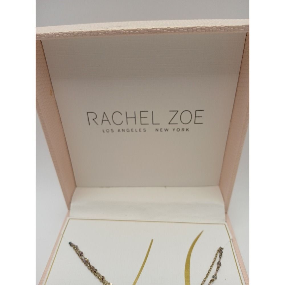 Rachel Zoe Sterling Silver Anklet 9" + 1" New Ankle Bracelet Jewelry - Picture 8 of 9